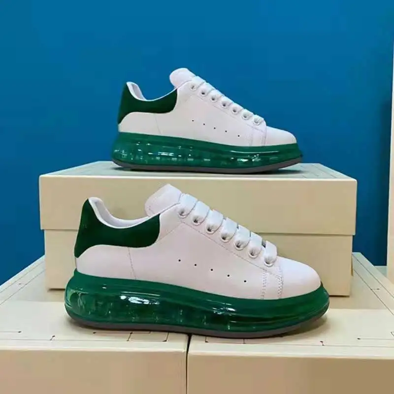 Original Designer Sneakers Famous Brands Transparent Air Soles Zapatos Deportivos Stock De Chaussure Hommes Leather Luxury Shoes