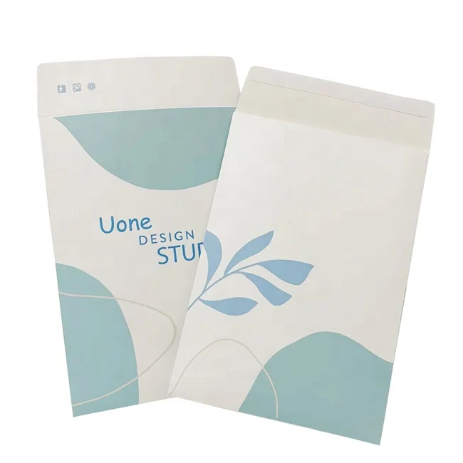 E-commerce Use Custom Logo Rigid A4 A5 Cardboard Paper Mailer Envelope For Shipping