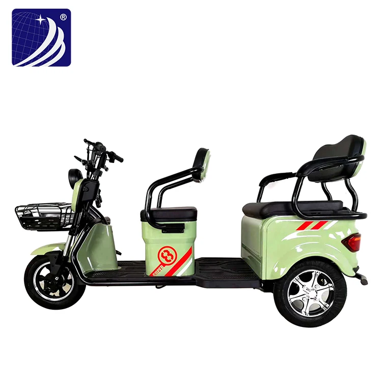 Электрический трехколесный велосипед EEC 2022 городской высокоскоростной мощный Двухместный мини-грузовик 60 в 20 А 1000 Вт