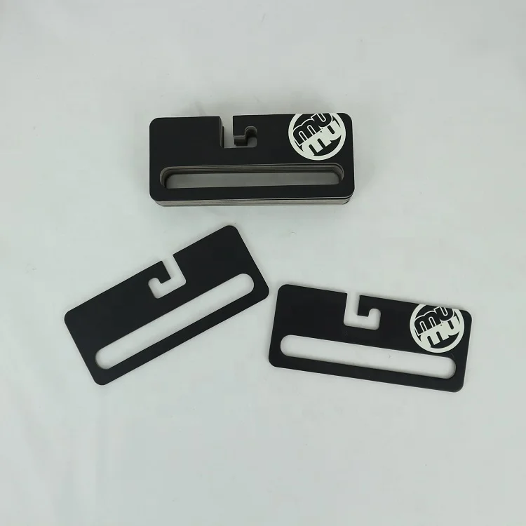 Custom display hook recycled paper cardboard scarf hanger with logo printing