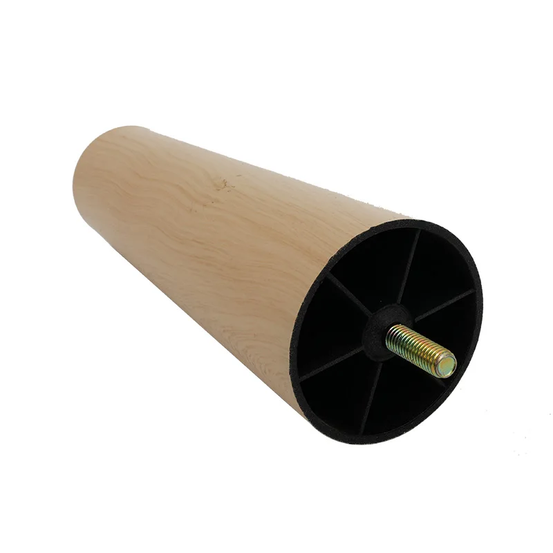 OEM China Factory Modern Customized Wholesale Abs PP Wood Wooden Grain Color PVC Plastic Furniture Sofa Table Bed Legs Feet