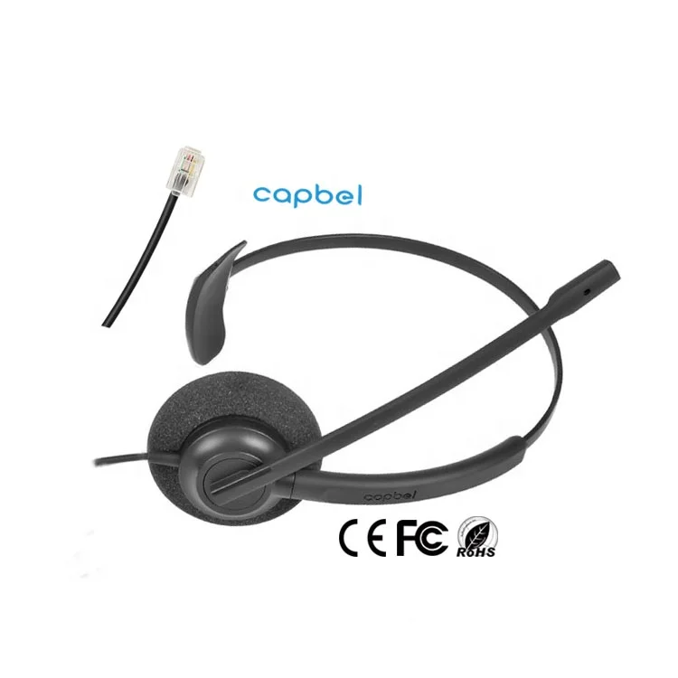 Super Light Conference Headset Binaural rj9 Call Center Telephone Headset