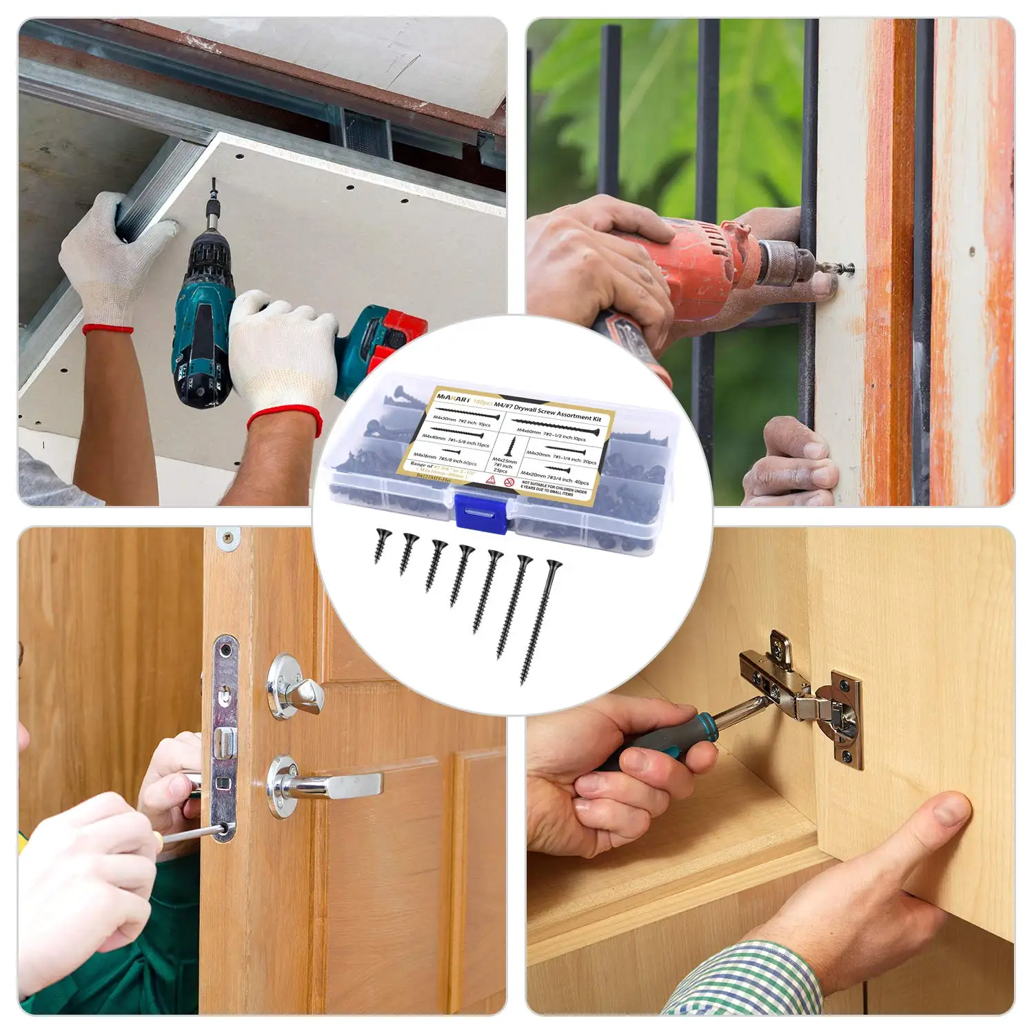 Manufacturers Import 5Inch 1-1/4 25Mm 3.9Mm Self-Tapping Black Phosphate Gypsum Bugle Fine Thread Fasteners Drywall Screw Taiwan