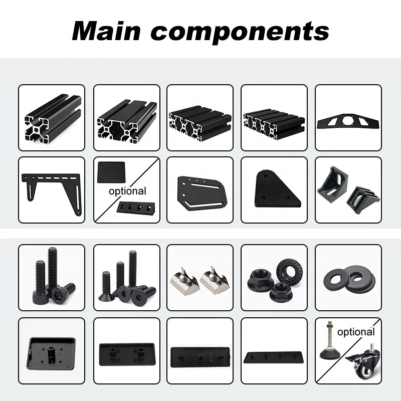 Basic Version DIY 3060 Aluminium Profile Driving Game Frame Alu Direct Drive Car Race Simulator Playseat Sim Rig Racing Cockpit