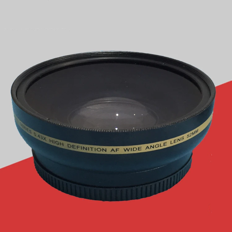 0.45X Wide angle macro lens for digital camera 52mm 55mm 58mm Professional Super Wide Angle Lens