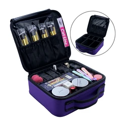 Портативная дорожная водонепроницаемая сумка для кистей для макияжа, портативная нейлоновая сумка для туалетных принадлежностей