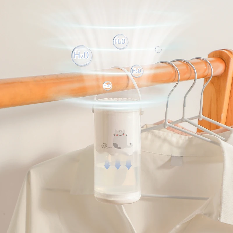 Anti Mold Hangable Portable Wardrobe Closet Hanging Moisture Absorber Desiccant Dehumidification Box