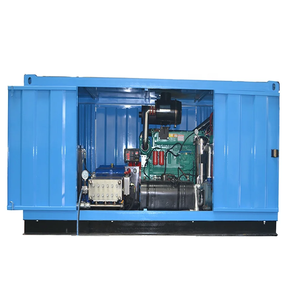 hydro jet pipe cleaning machine 150Mpa water jetting equipment hydro blasting machine on sale