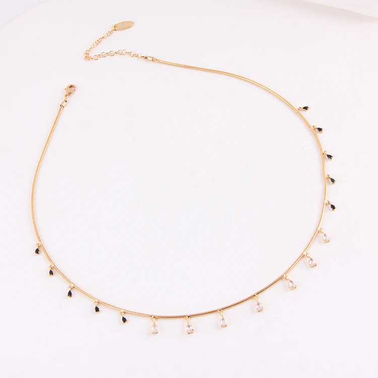 
High Quality 18K Gold Plated Adjustable Women Link Chain For Necklace 