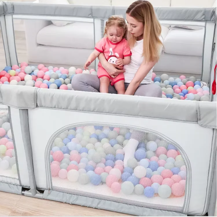 New design Baby Panel Plastic Kids Foldable Indoor Playground Trend Fence