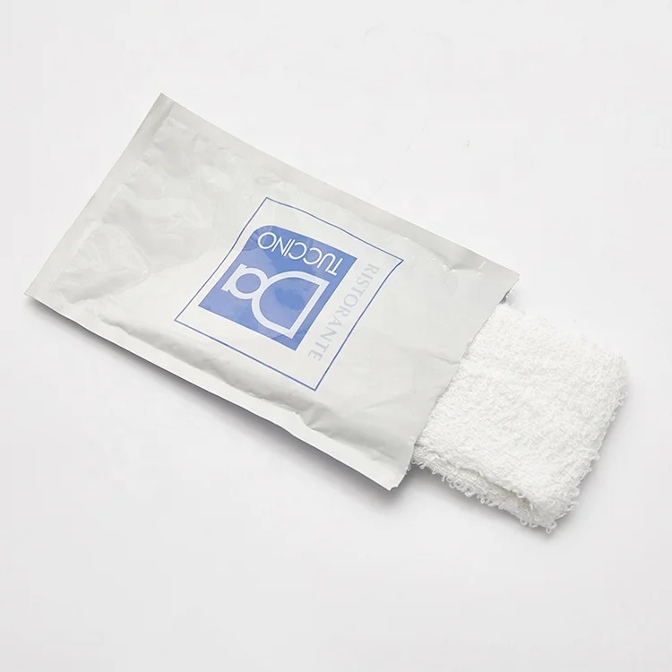 Disposable hot and cold refreshing wet towels wipe moist towelette