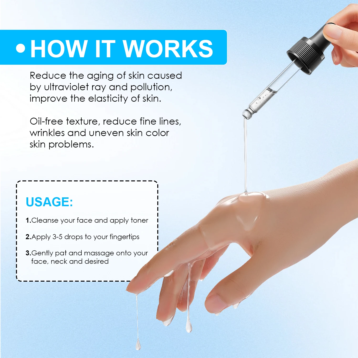 Wholesale Ferulic Acid Vitamin C Serum For Face Anti Aging Serum Reduce Fine Lines Whitening Nourish Ferulic Acid Serum