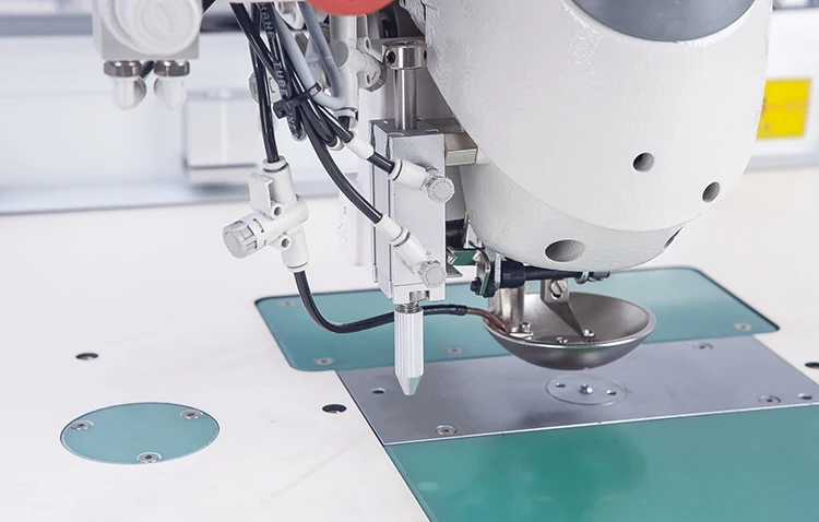 JUITA K9F-90AJWW CNC Industrial Pattern Sewing Machine Template Automatic Sewing Machine Double Screw Laser Automatic transfer