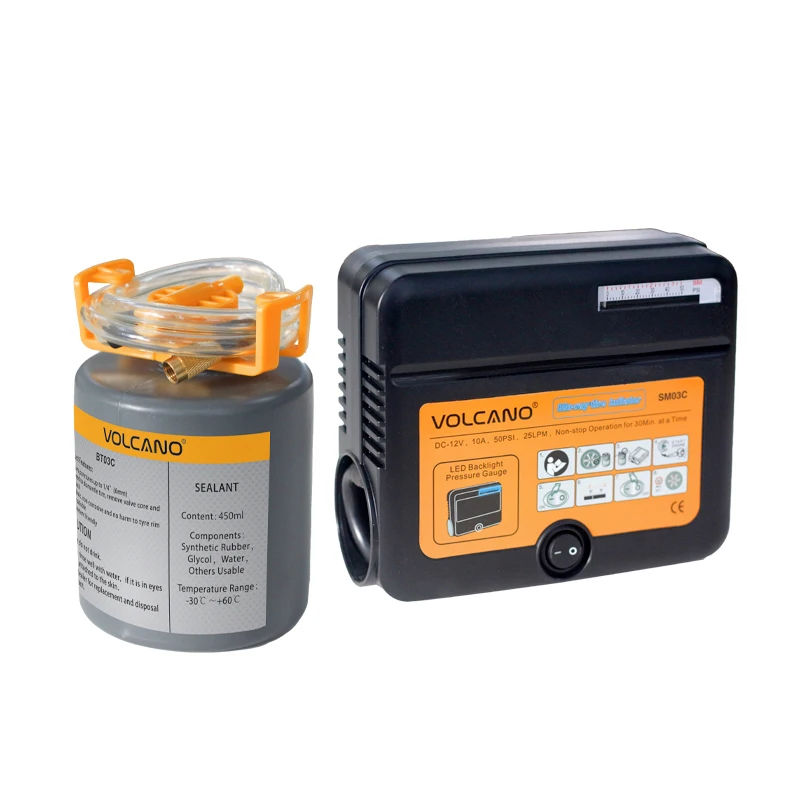 Safe emergency 450ml Anti-puncture Liquid universal Tyre Sealant kit Tire Sealant with Tire Inflation Funtion