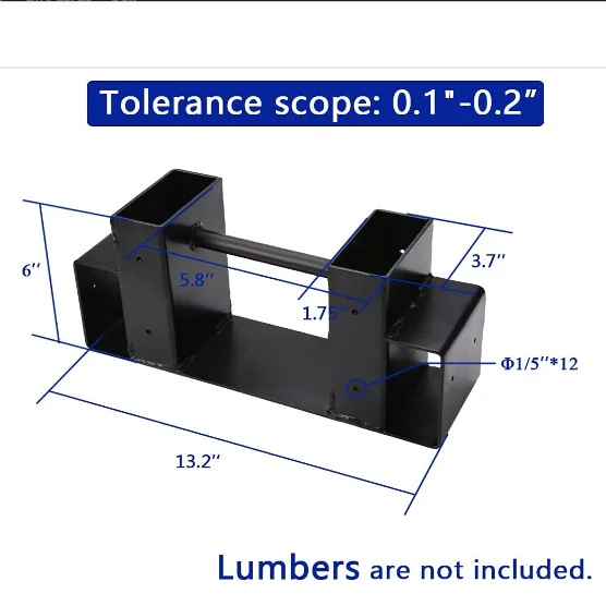 OEM custom Heavy Duty Mofeez Outdoor Firewood Log Storage Rack Bracket Kit Storage Holder