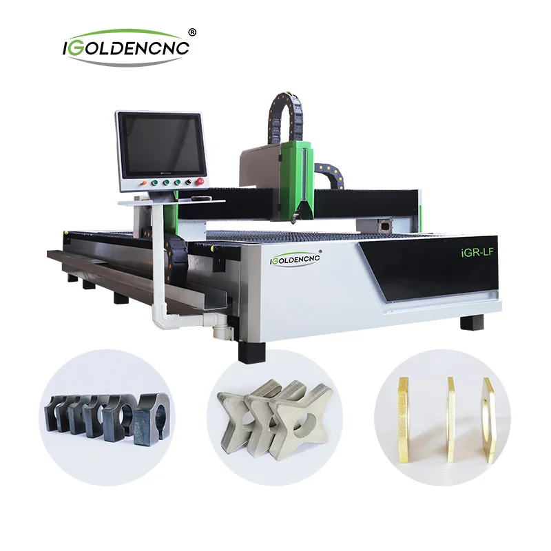 Igoldencnc волокна лазерной резки 500 Вт 1000 Вт 1500 Вт 2000 Вт 4000 Вт 6000 Вт волоконный лазерный станок для резки листового металла