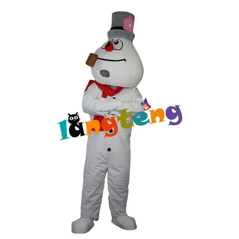788 Cartoon Cosplay Party Christmas Carnival Apparel Snowman Mascot Costumes