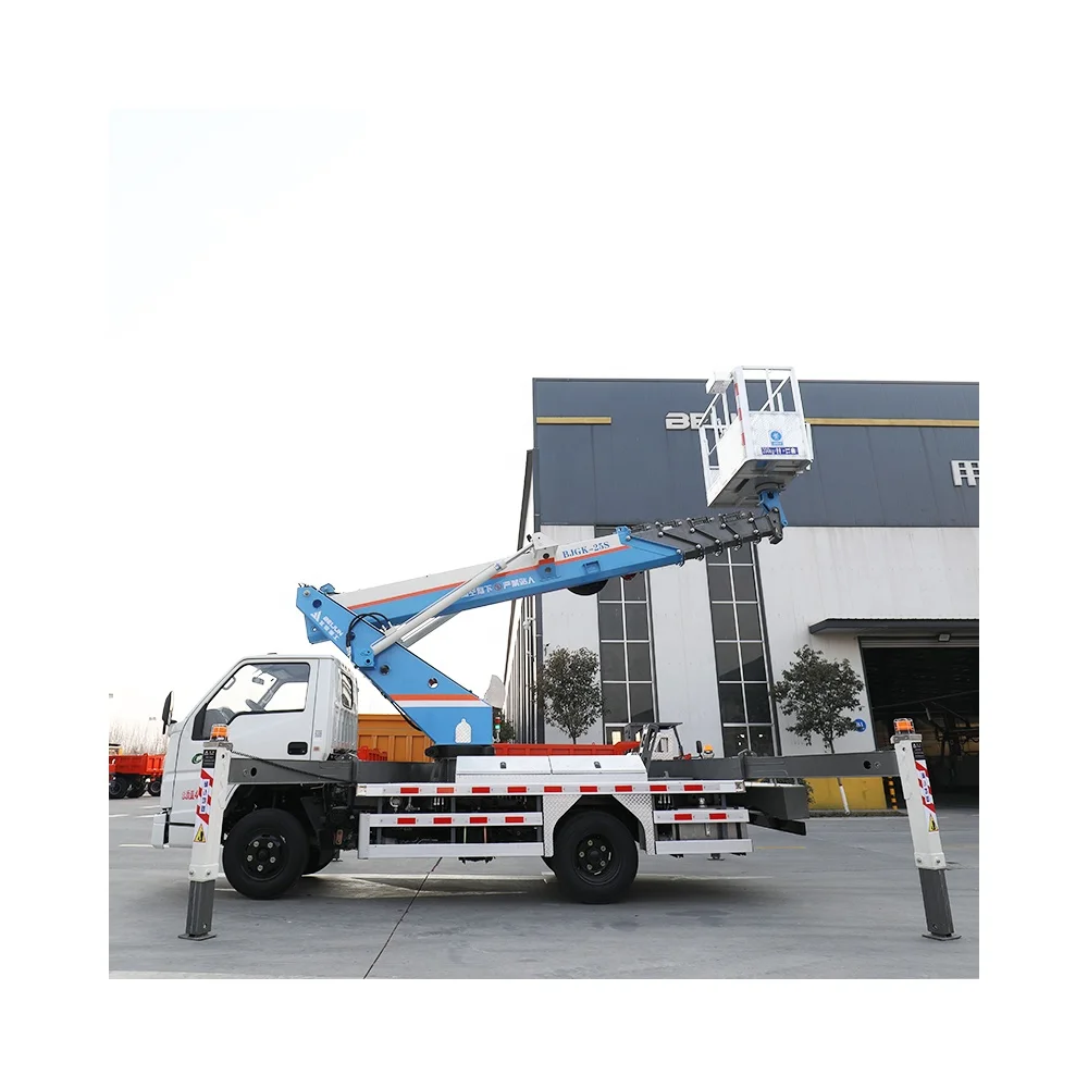 China Brand Aerial Platform Work Truck 25m 28m 30m Cheap Sale Aerial Work Vehicle
