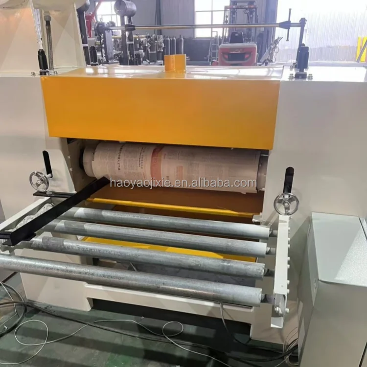 Customizable woodworking P UR hot melt adhesive high light plate flat pasting machine production line