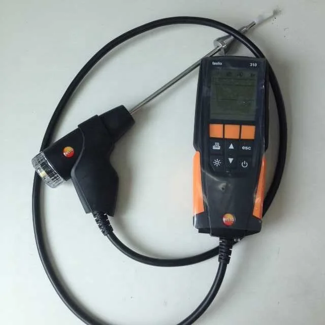 original and brandnew testo 310 portable gas analyzer for CO,O2 with part number 0563 3100