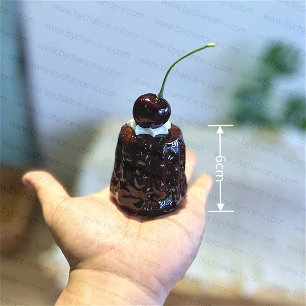 party event table centerpieces artificial Keluli cake with cherry tops for dessert bakery store windows marketing display