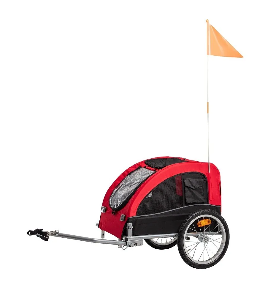 High Quality outdoor travel Pet Stroller Bike Adjustable pets Trailer Jogger