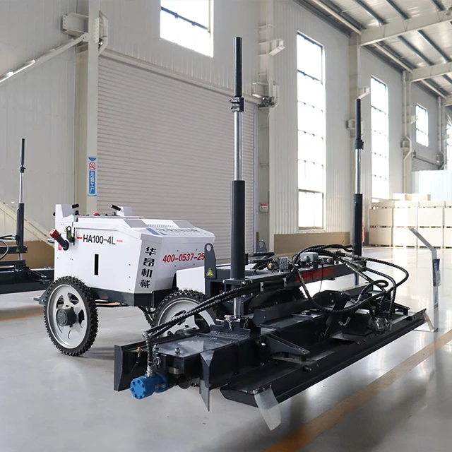 High efficiency vibrating ground laser leveling machine paver concrete laser screeding machine