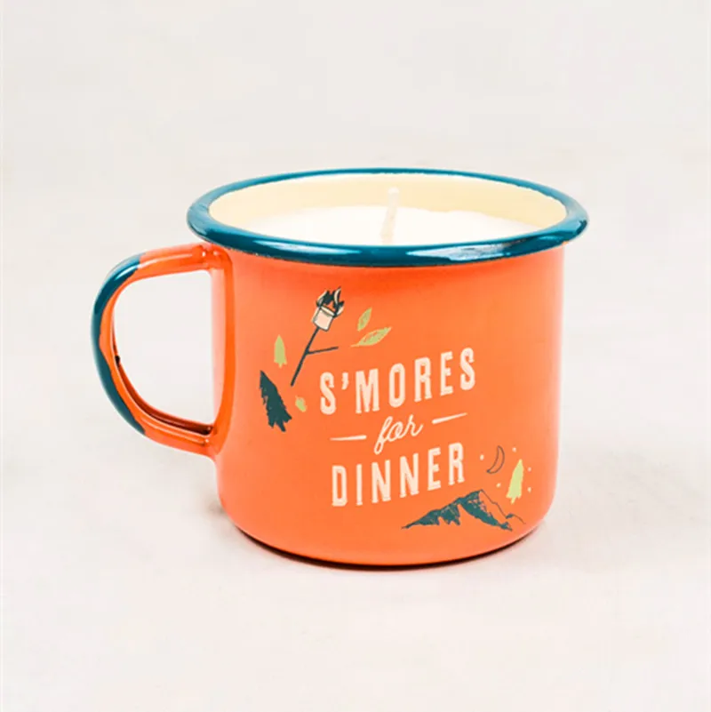 Enamel Mug- Outdoor Camping Mugs - Ideal For Early Morning Coffee Or Cold Beverages- Coffee Mug- 16 Oz (Red)