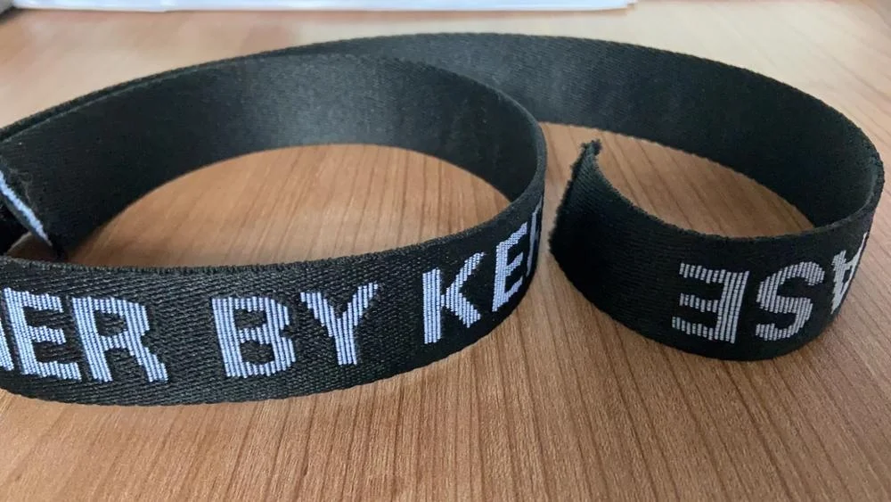 Custom Colorful Nylon Webbing Woven Jacquard Ribbon