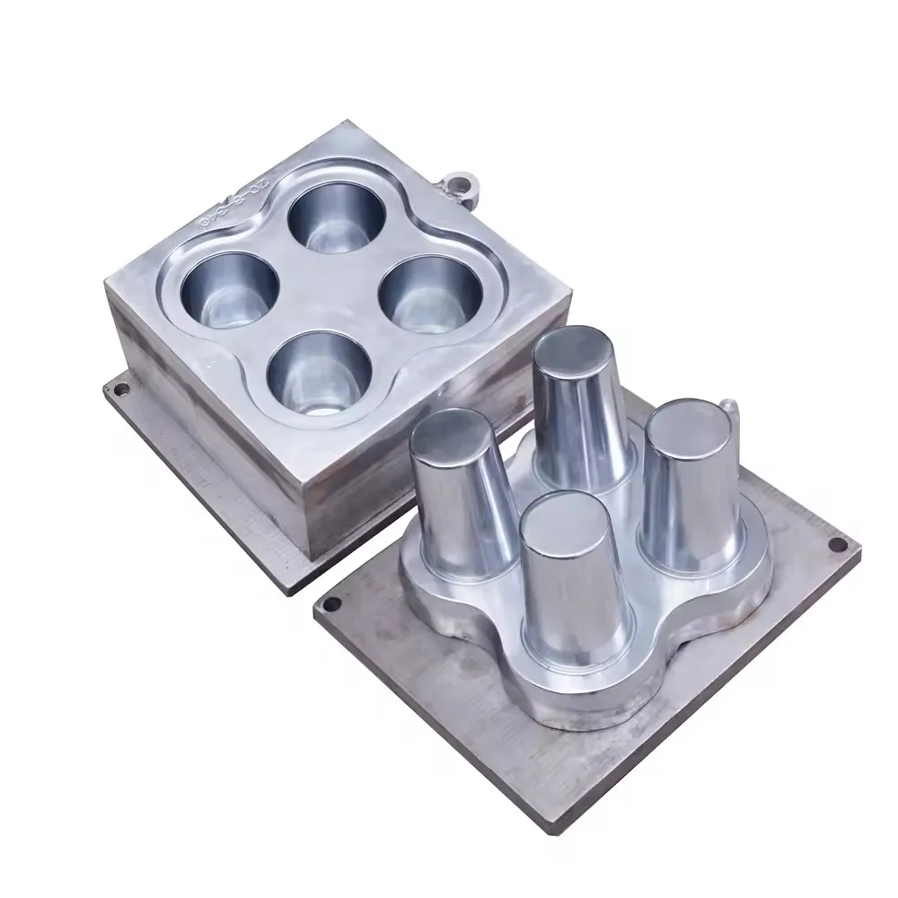 Custom Disposable Plastic Inject Machine Forming Cup Mould Multi Cavity Water Cup Mould Hot Cold Dual Channel Injection Mold