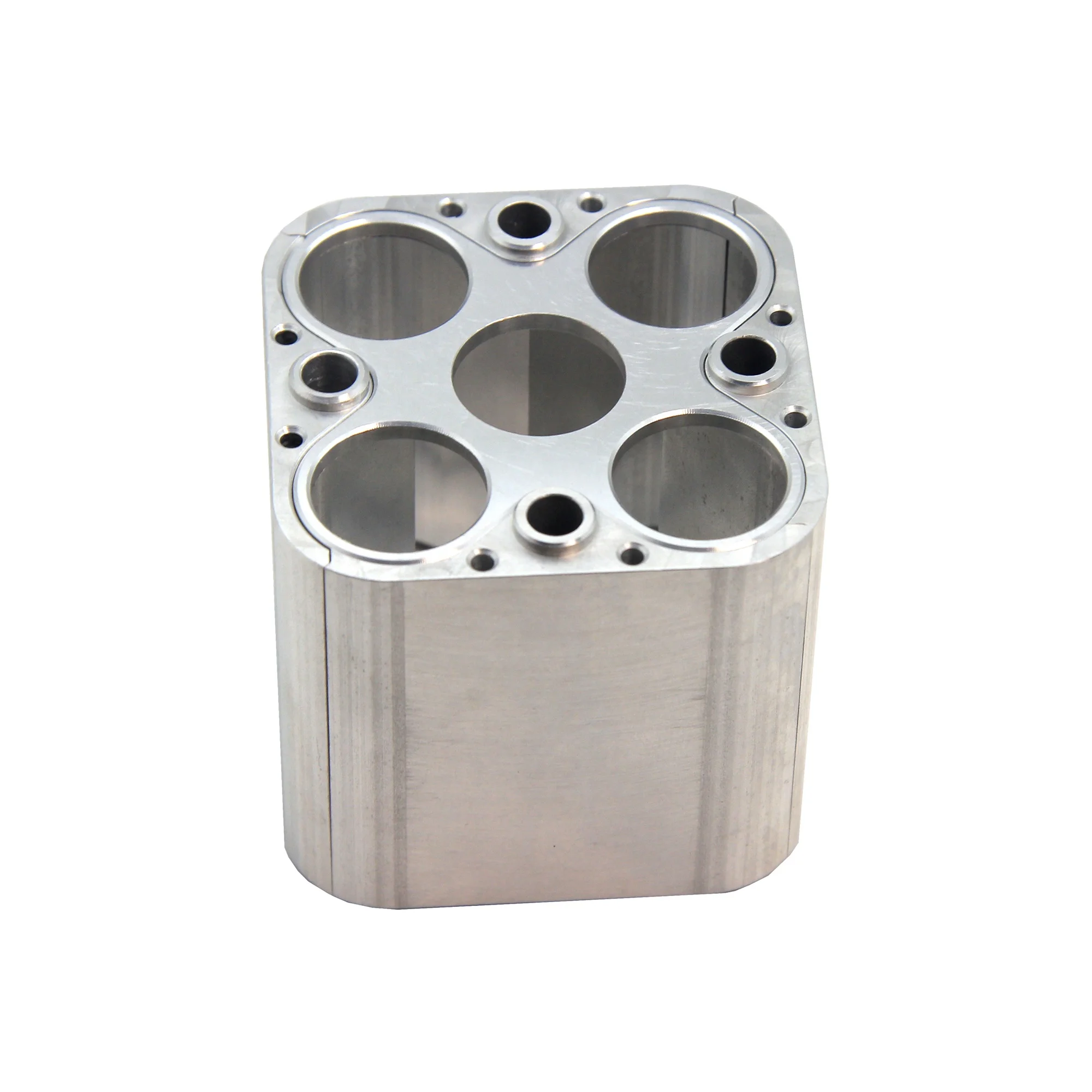 custom cnc machined aluminum cavity combiner parts for laser generator