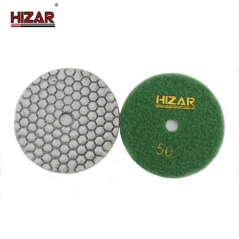 diamond dry polishing pads set Tools For Stone Concrete Tile Factory Direct Sale 4 Inch 7 step dry pads for granite