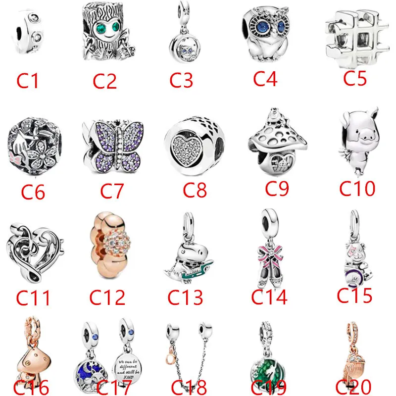 
high quality daisy flower bead clear rhinestone zircon heart diy bracelet charms for women copper jewelry making 