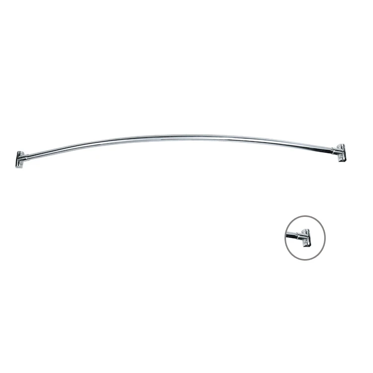 
Yuyao beilv u shower rod curved stainless steel tension rod Corner Shower Curtain Rod 