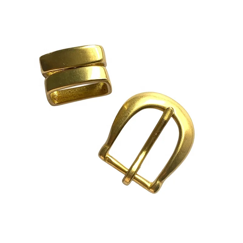 Customized 25-30mm Solid Brass Leather Belt Men Women Copper Needle Buckle Logo Metal Label Pin Style Fashion Accessory Clothing