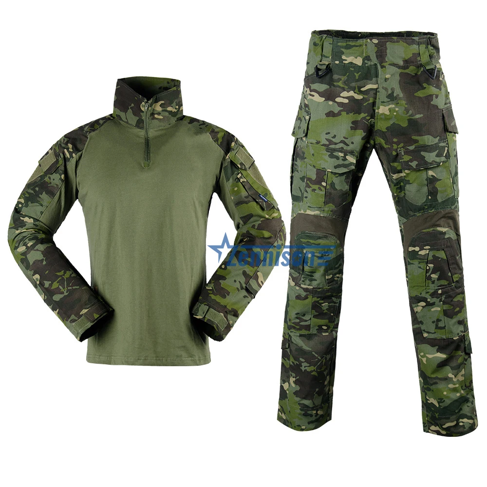 Factory Wholesale Camouflage Green CP Tactical Clothes Camouflage Tactical Waterproof Uniform G3 Frog Suit