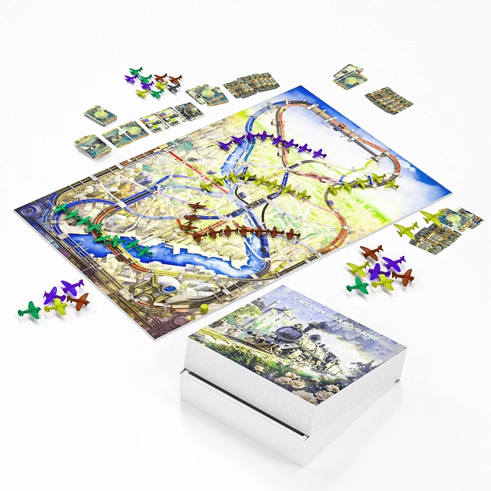 Manufacturer Competitive Price Paper Board Game Custom Catan Board Game For Adults/Kids And Family