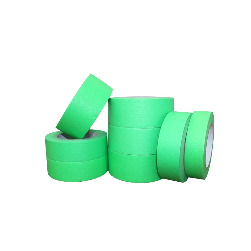 Rubber glue stoving varnish Green Painters Protection 14 Days UV resistant Masking Tape
