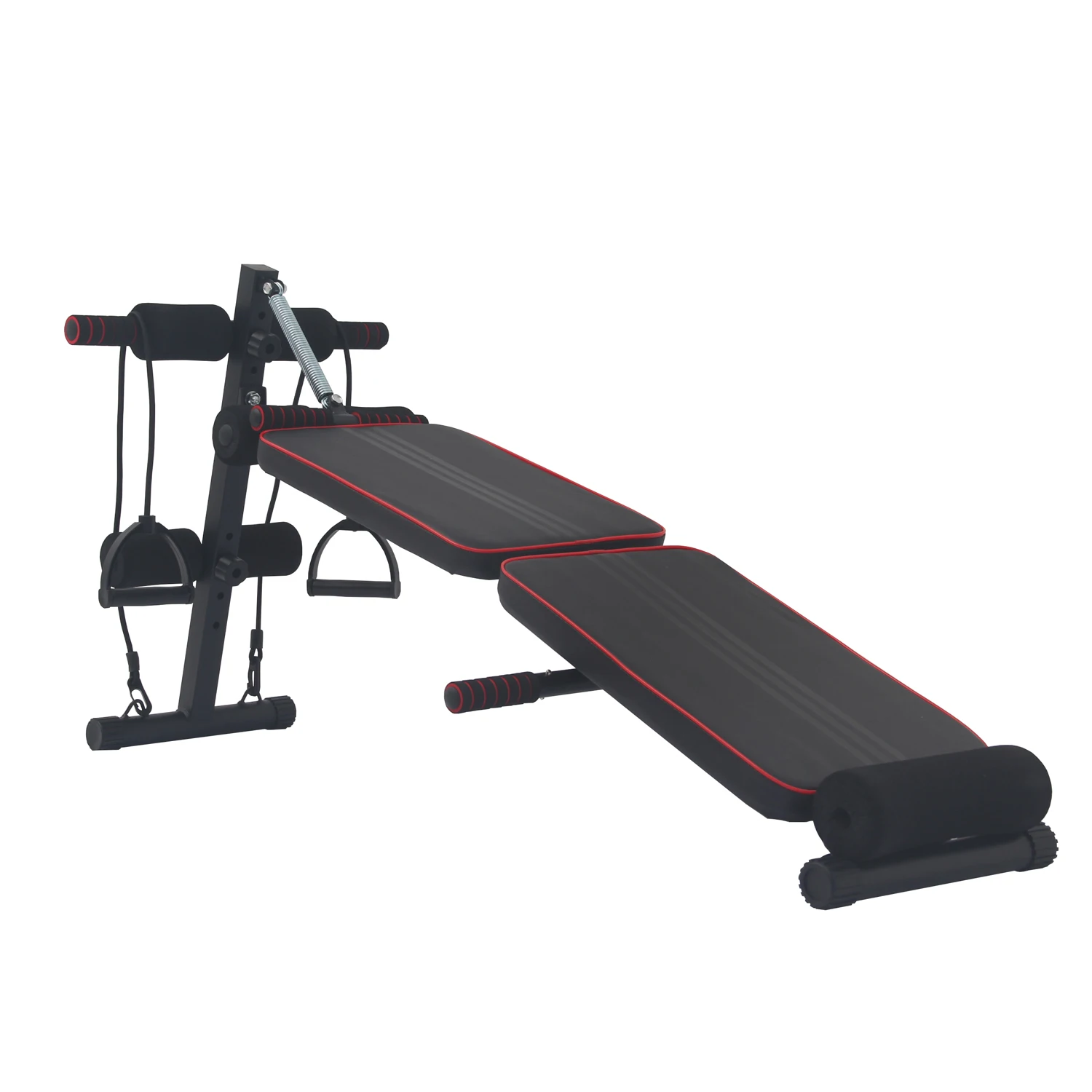 Home Fitness Equipment Foldable Adjustable Weight Bench Abdominal Exercise Board Mini Curved Incline Sit Up Bench