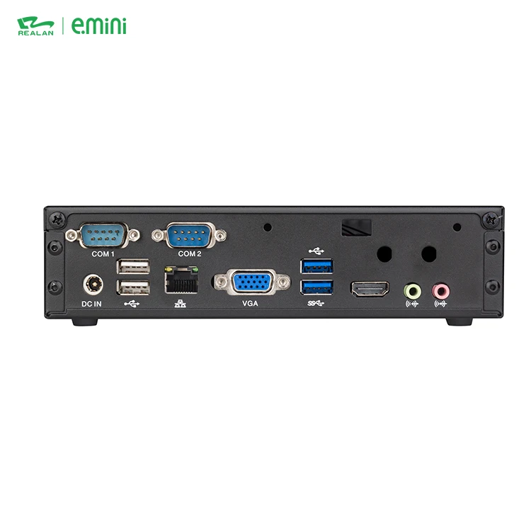 J1900 e.Mini intel celeron win10 linux mini computer thin fanless pc