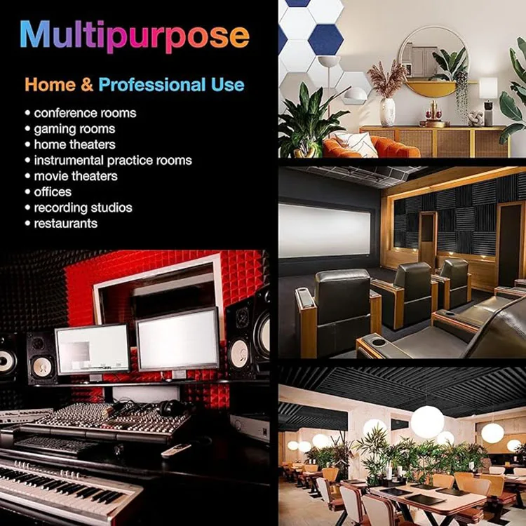 Hot Sales Polyurethane Fireproof Acoustic Foam Bass Traps Corner Studio Foam Cube Block 12 Inches Eco Friendly