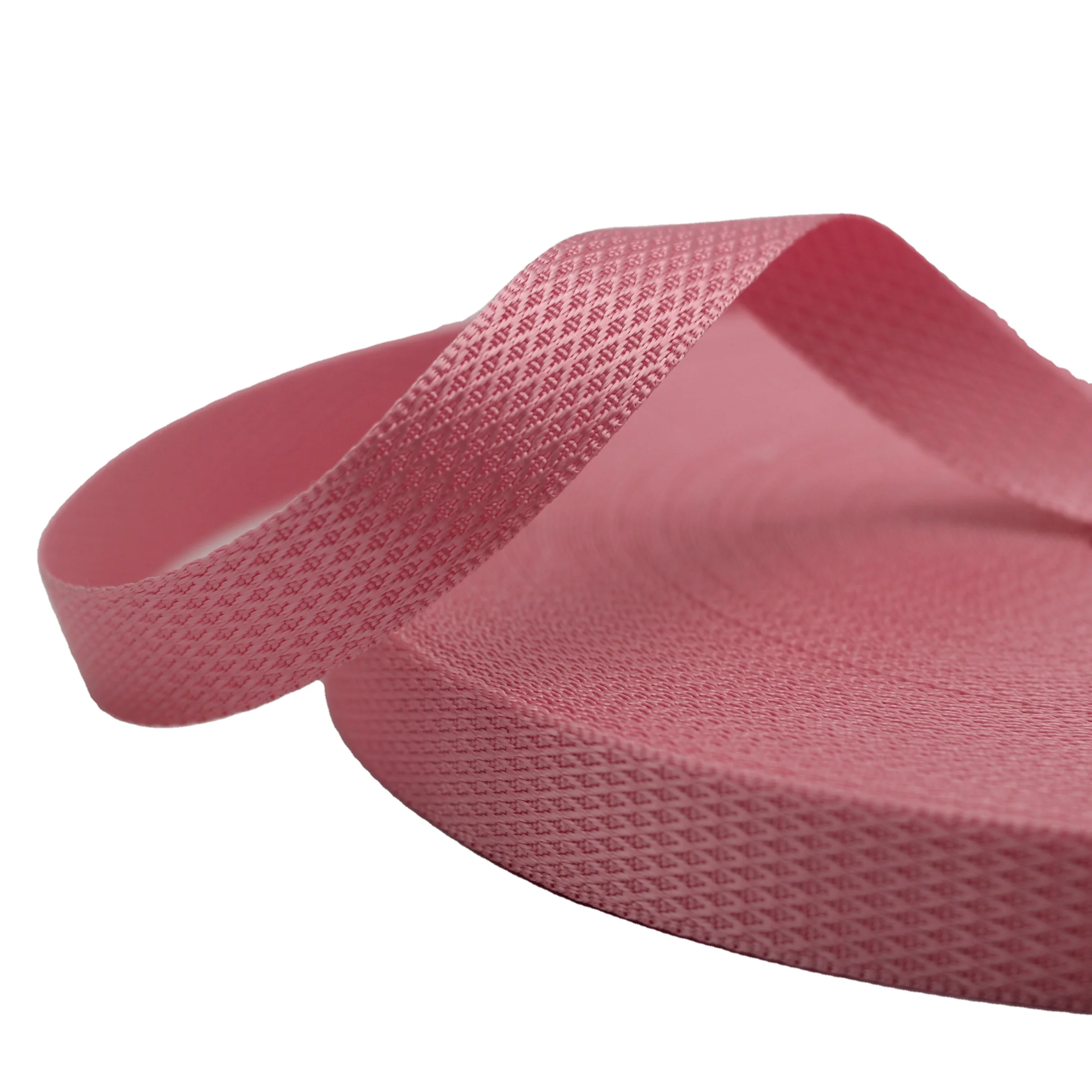 Cheap Wholesale 20MM Woven Polyester Ribbon Jacquard imitation nylon Webbing For Luggage strap