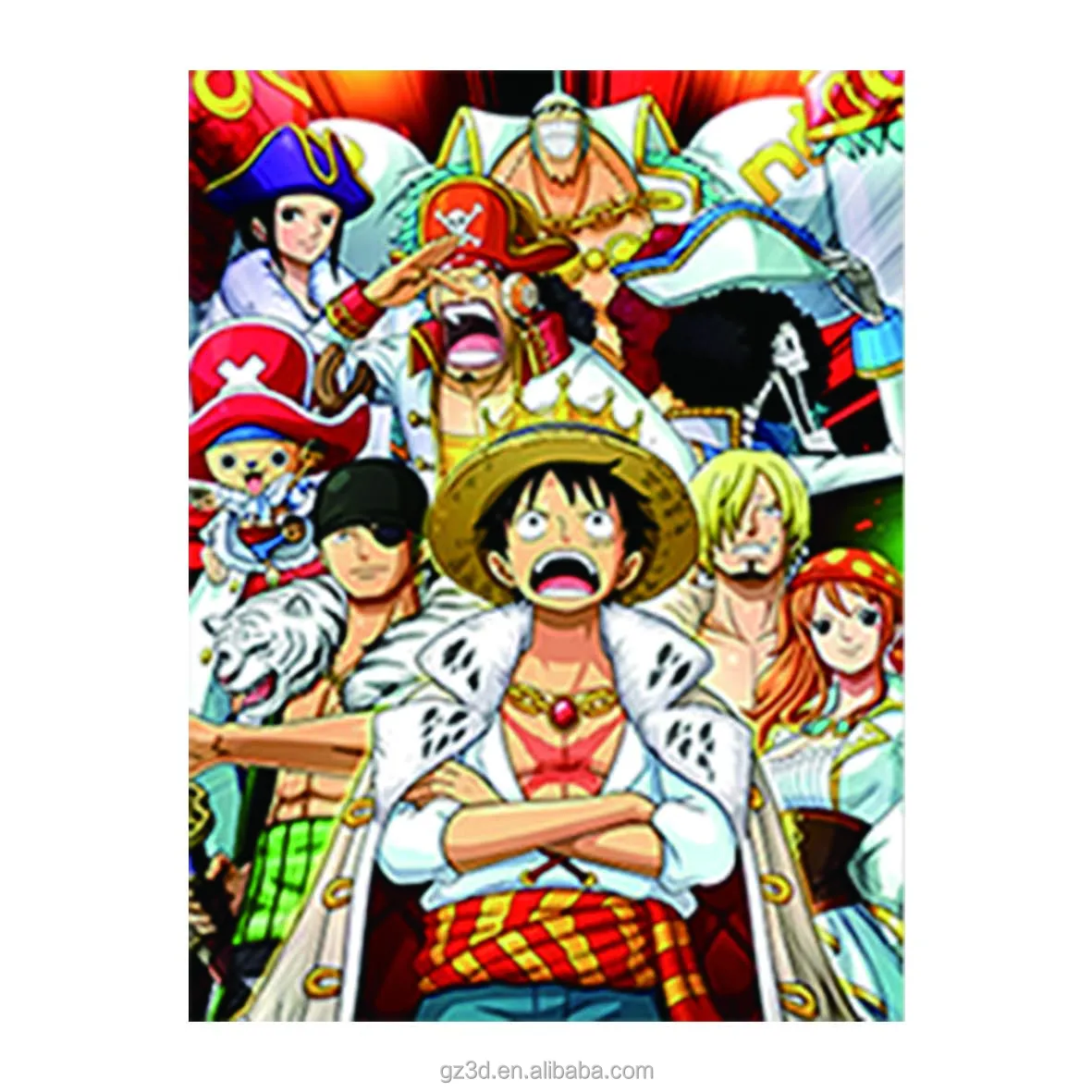 new design 3d anime poster framed 3d lenticular poster flip