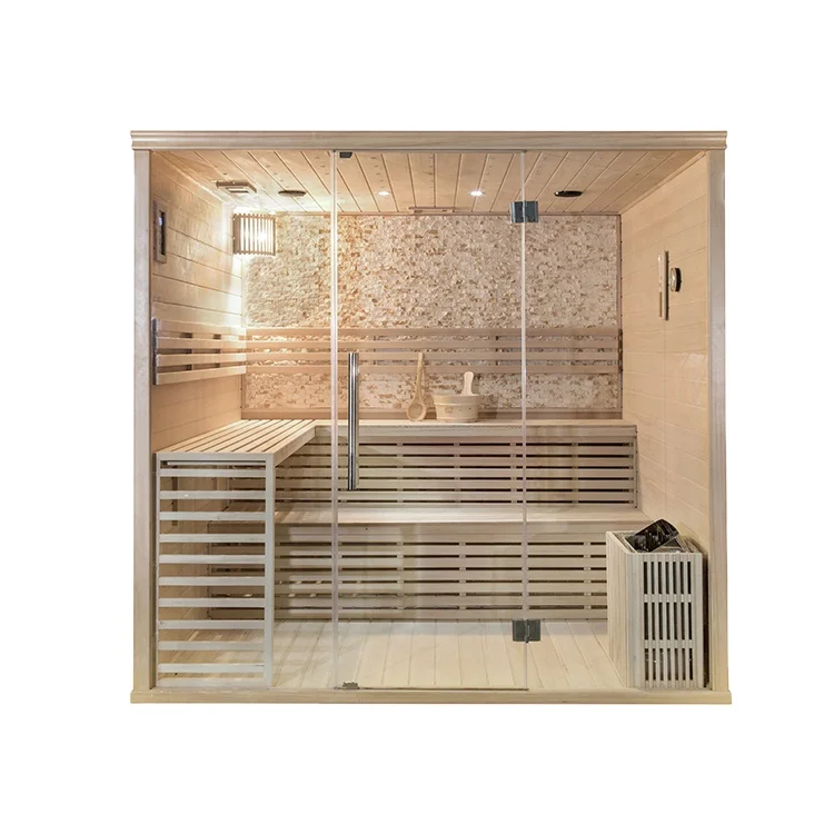 luxury 4-5 persons indoor steam sauna room for sale