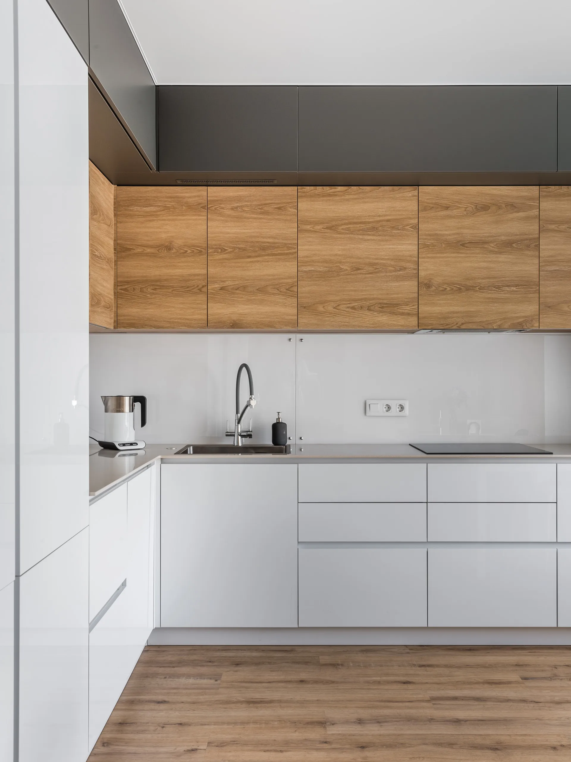 CBMmart split-new customized Kitchen Cabinet factory modular set green fresh, simple, unassuming house apartment kitchen