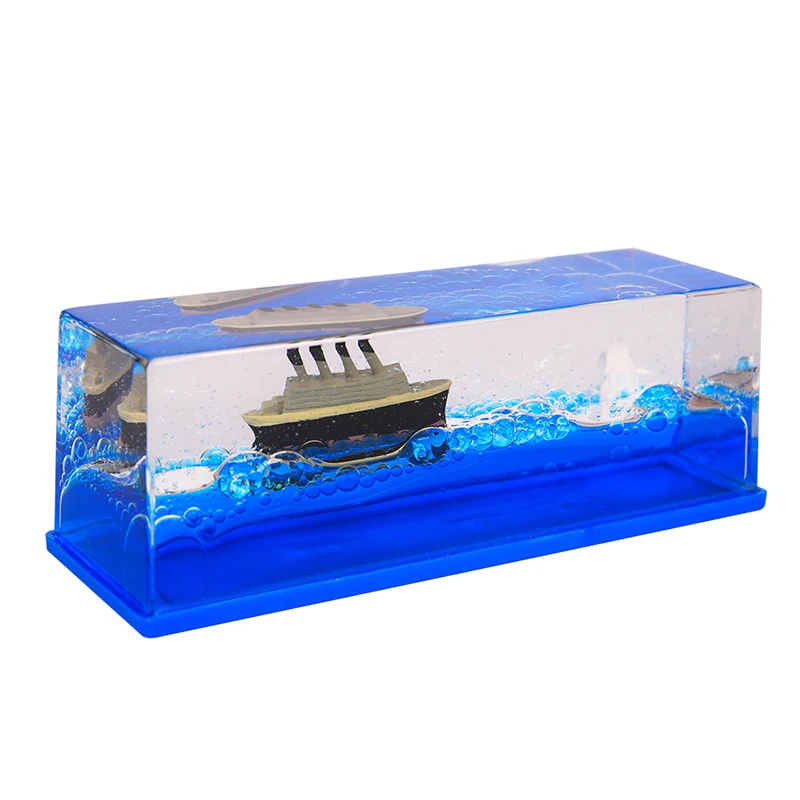 Оптовая продажа бесплатный образец милый 3d плавающий акриловый волнистый пресс-папье для