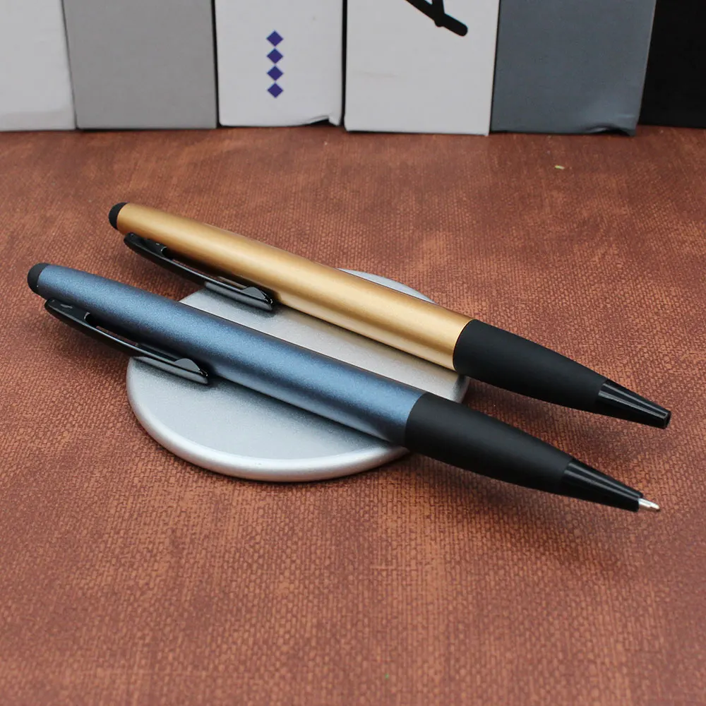 Universal Stylus Pen for Touch Screen Pens Black Factory Directly Supply Luxury Metal OPP Bag Customized OEM Ballpoint Pen