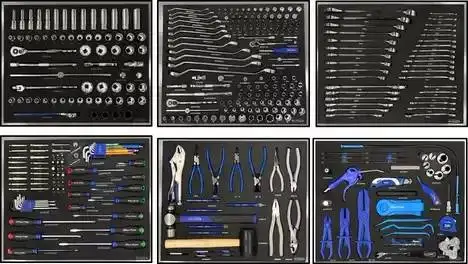 Bluepoint BLPEVATS381 EVA Tool Solutions - Blue-point 381 PCS Maintenance Tools