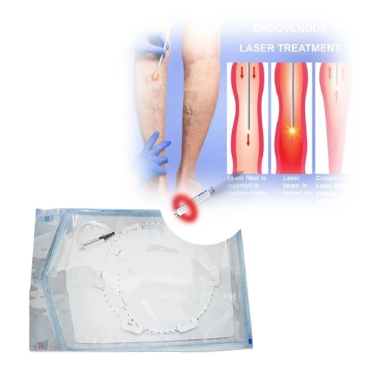 Sterilized Reused SMA 905 Surgical Medical Optical Radial Flat Fiber for Surgery lipolysis  EVLT PLDD Homorrhoid surgery fiber