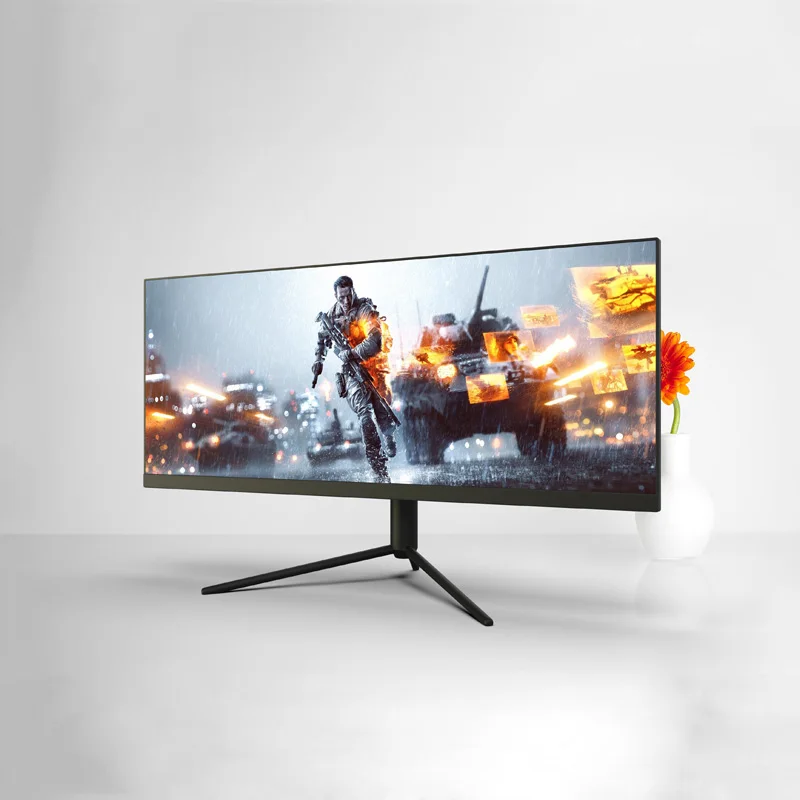 Manufacturers promotional computer monitor IP-S HD LED LCD screen 22 23 24 27 inch with fish screen 75hz